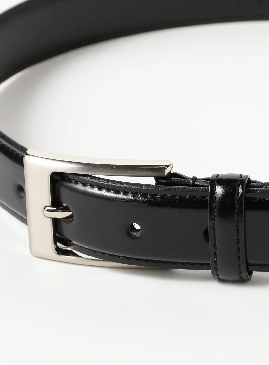 Glass Leather Belt