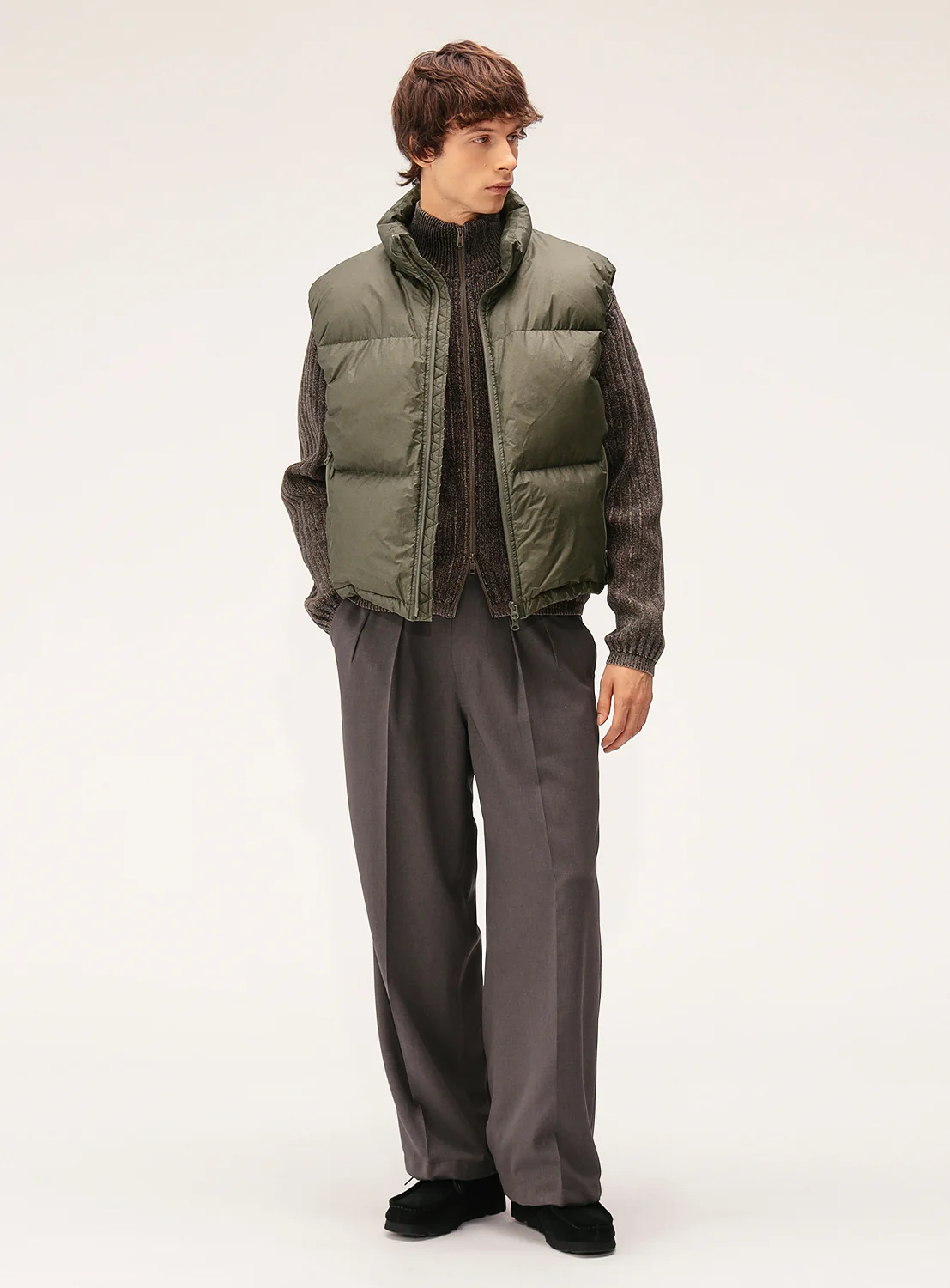 Wide Fit Faded Down Vest