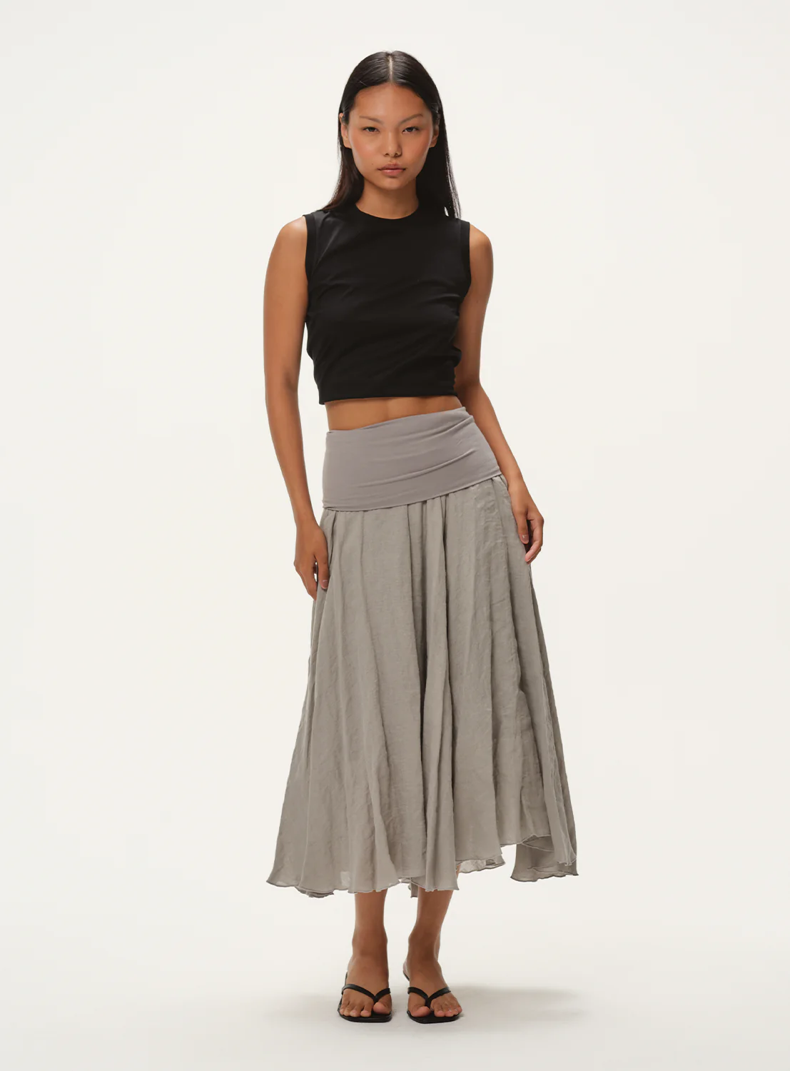 Linen Maxi Skirt