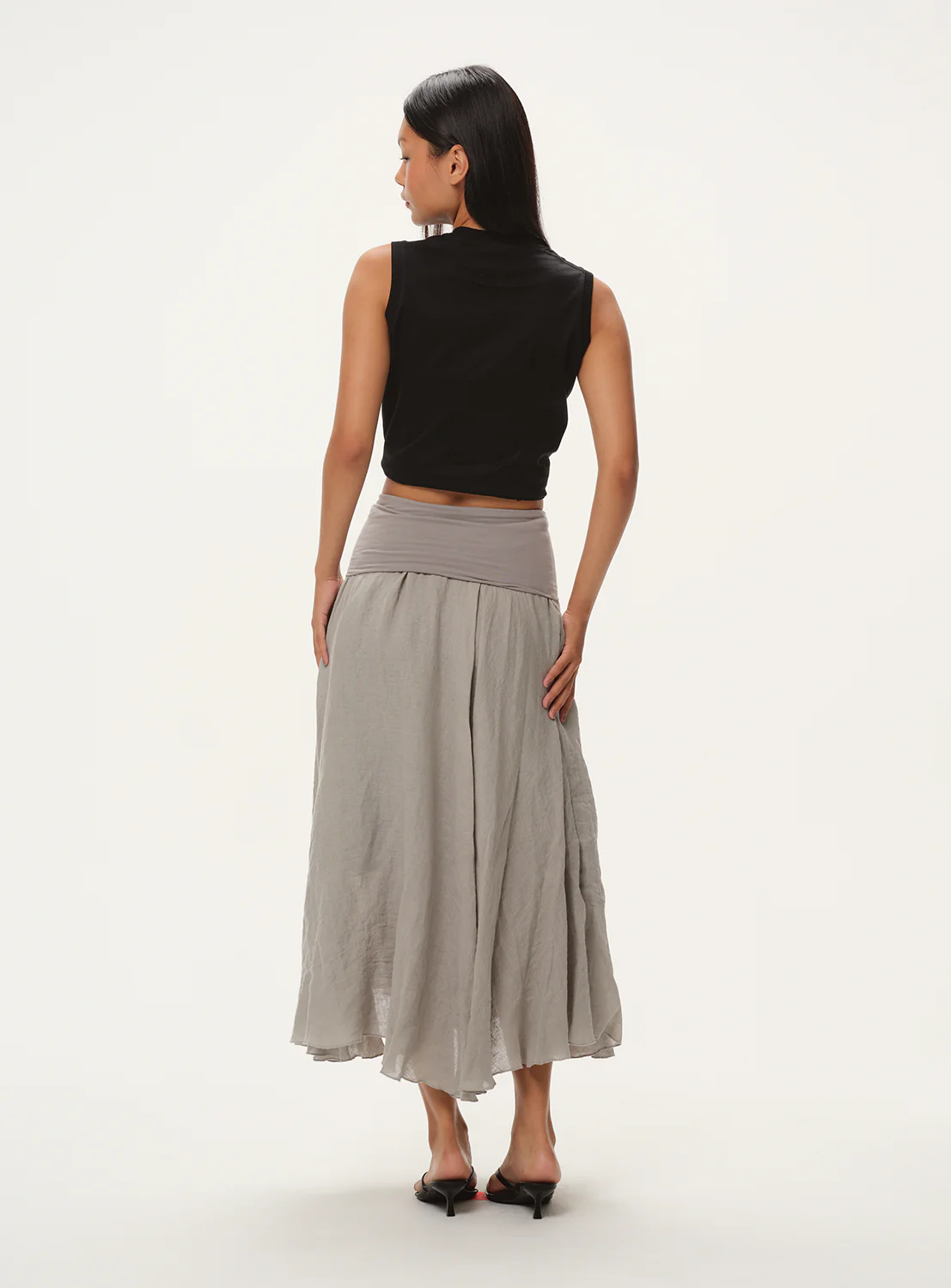 Linen Maxi Skirt