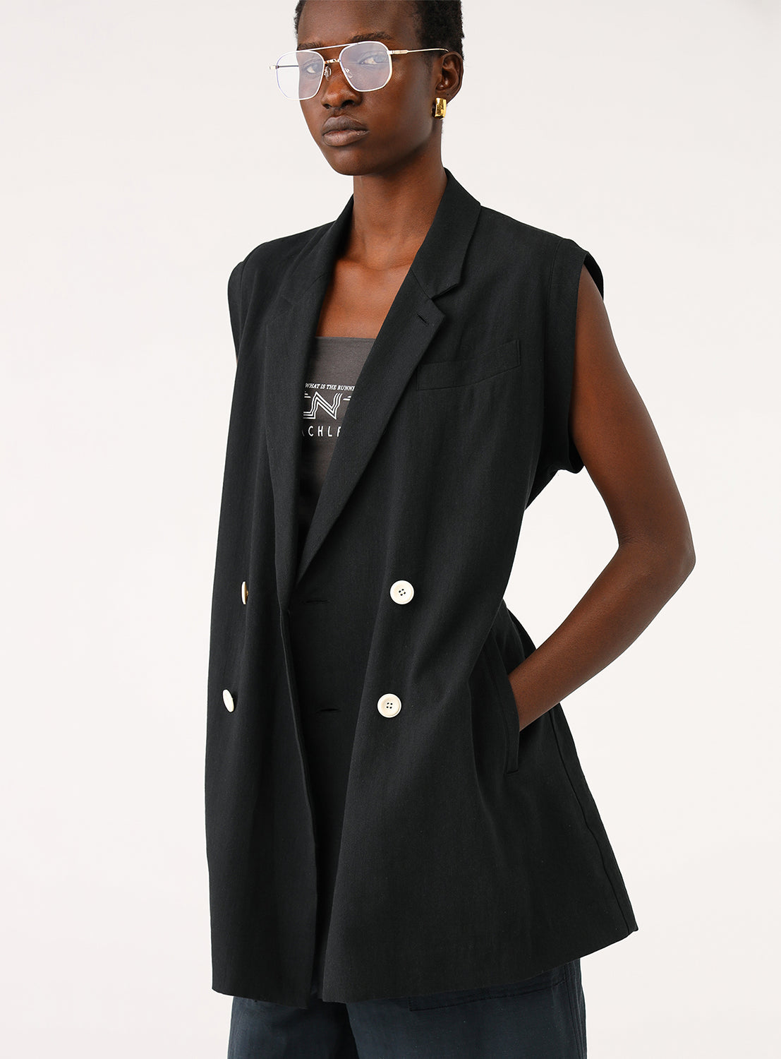 Belted Gilet