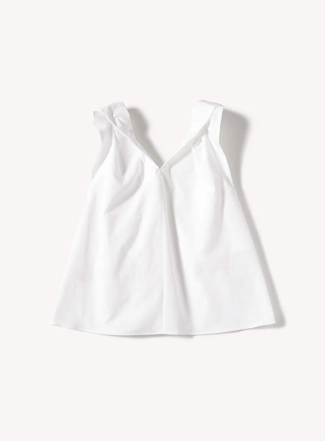 Cotton Twist-Shoulder Blouse
