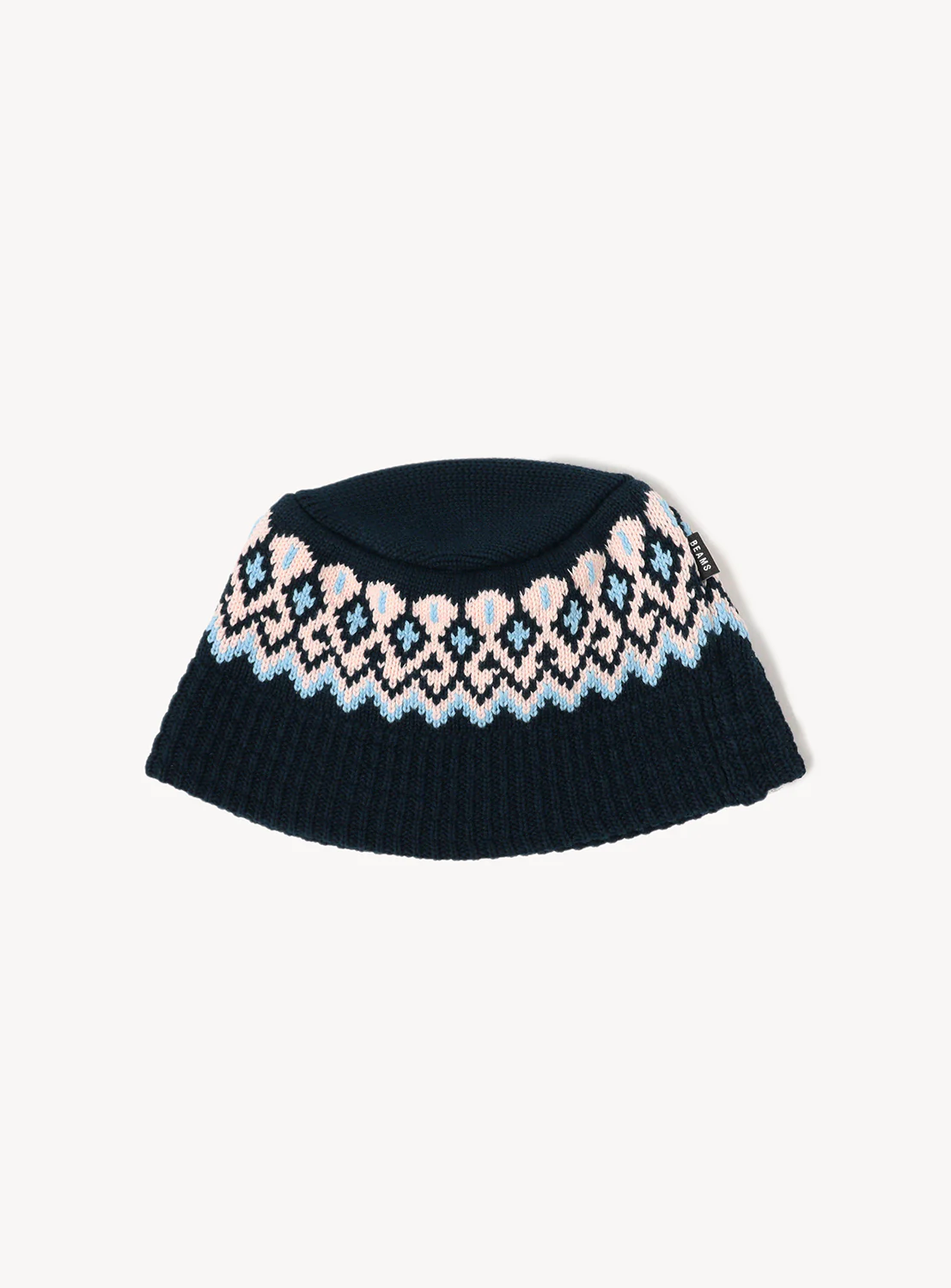Fall Jacquard Knit Bucket Hat