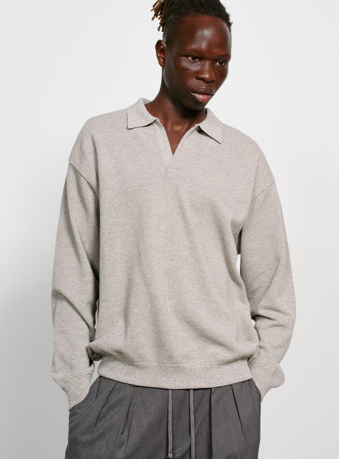 Moss Stitch Skipper Shirt