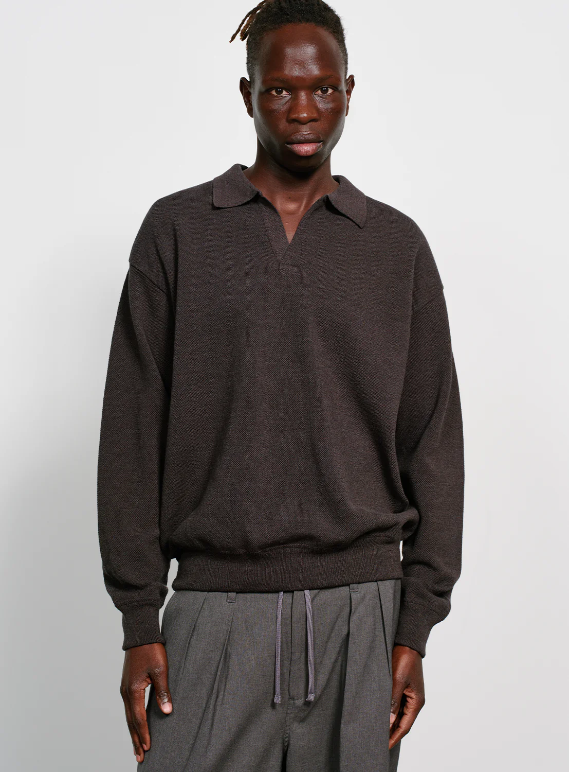 Moss Stitch Skipper Shirt