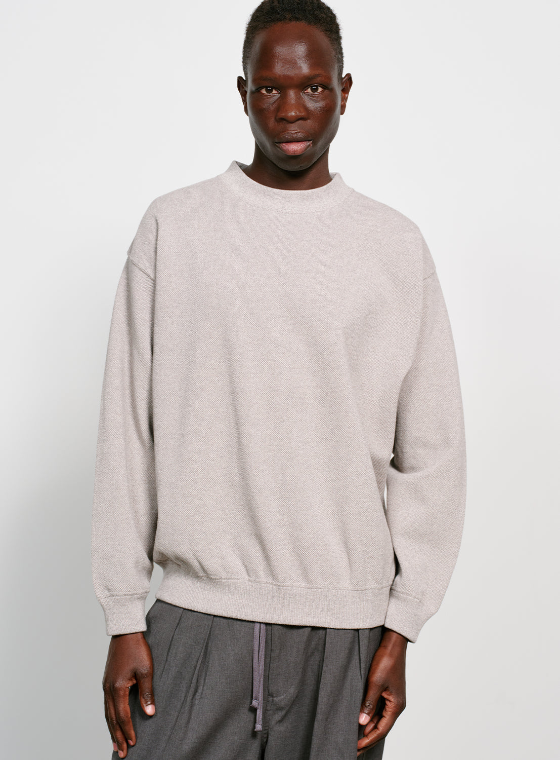 Moss Stitch Pullover Shirt
