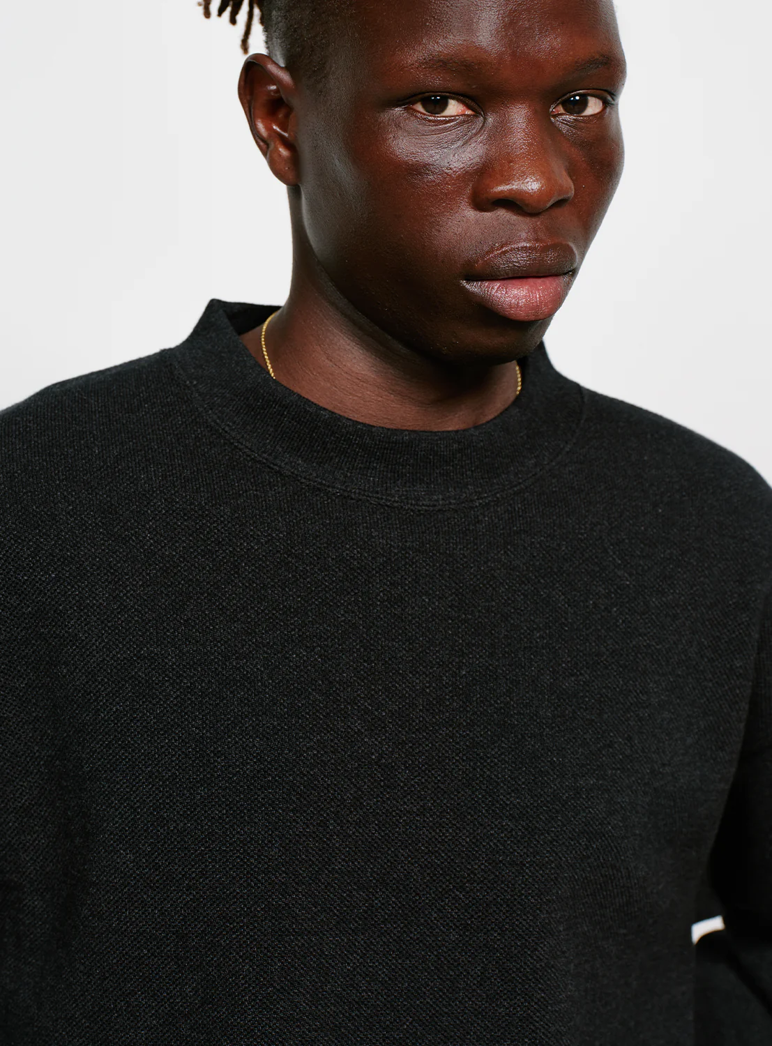 Moss Stitch Pullover Shirt