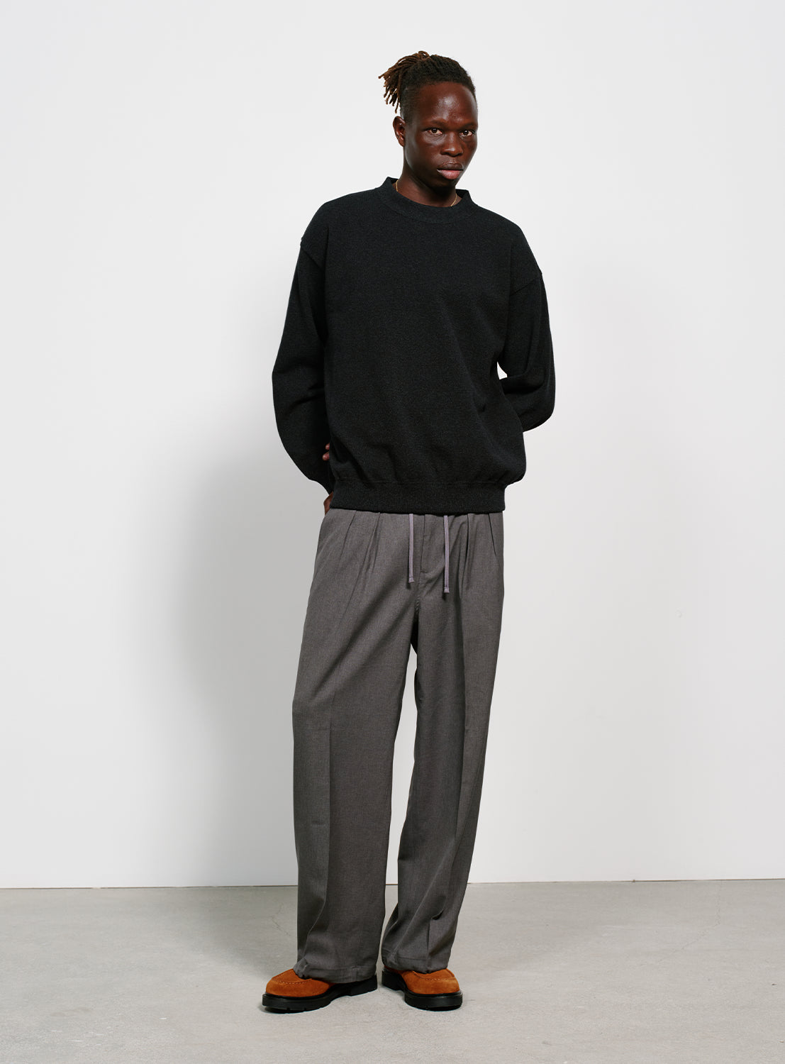 Moss Stitch Pullover Shirt