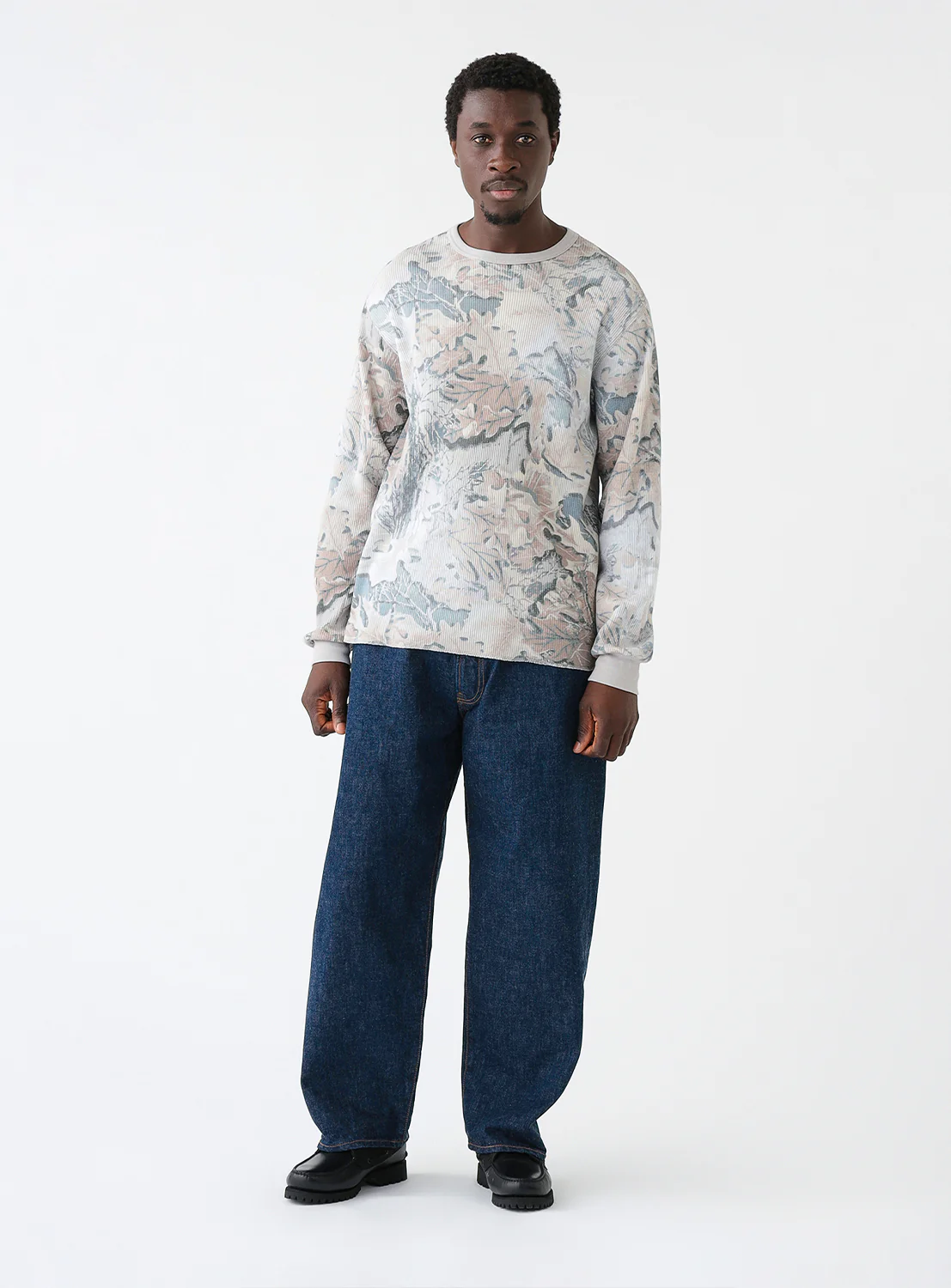 Wide Fit Denim Pants