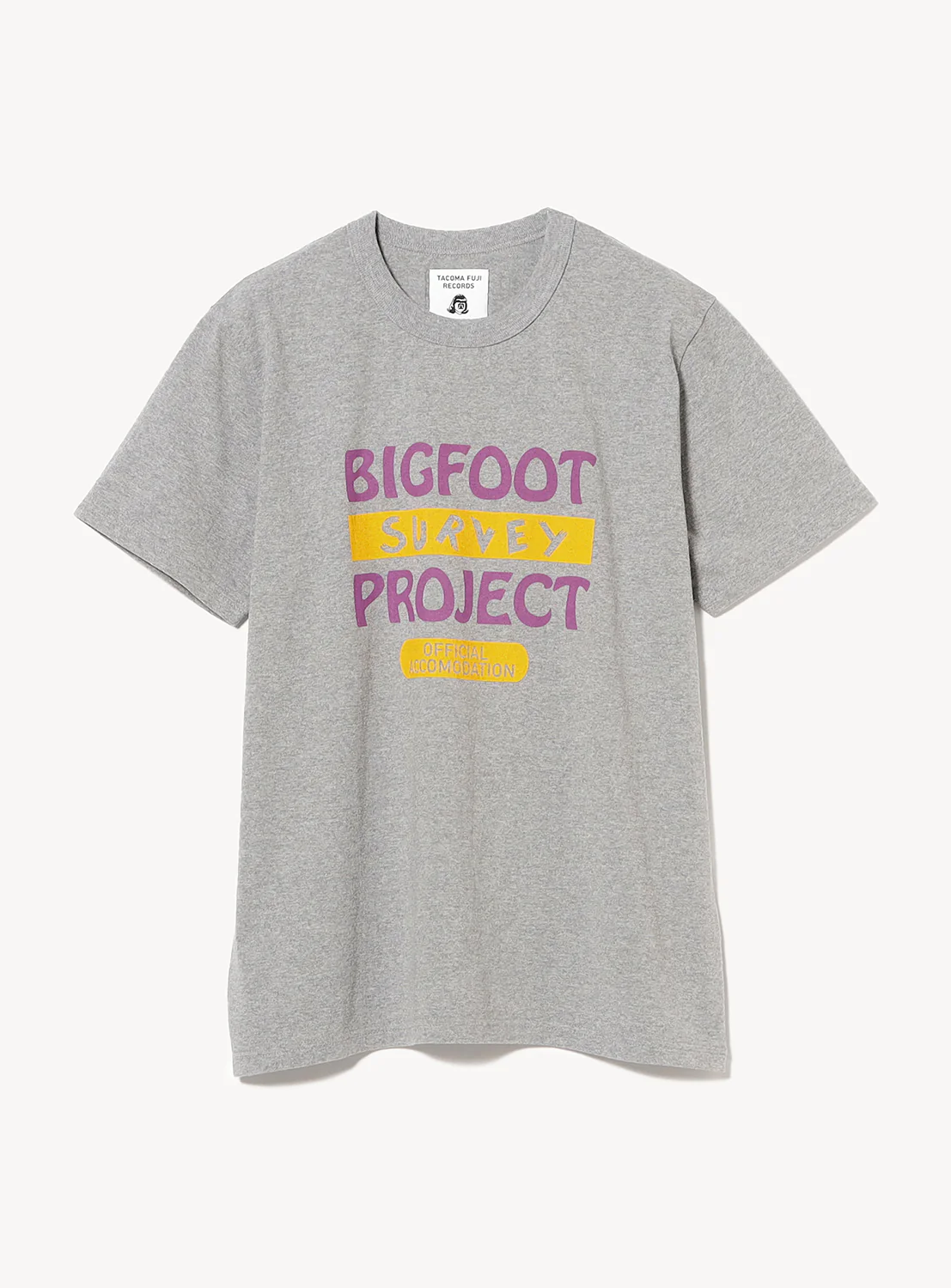 TACOMA FUJI RECORDS Bigfoot Survey Project Tee