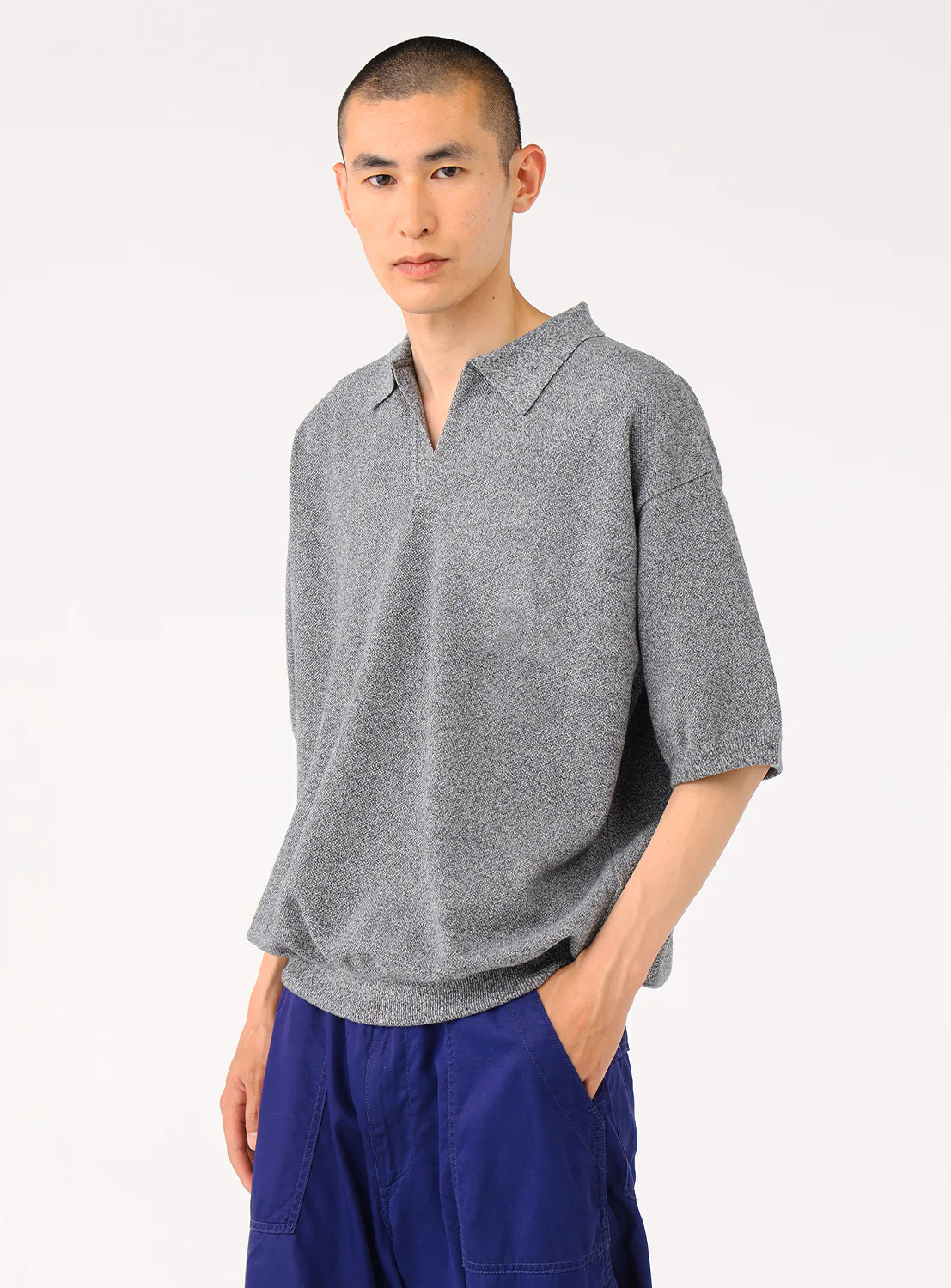 Moss Stitch Polo