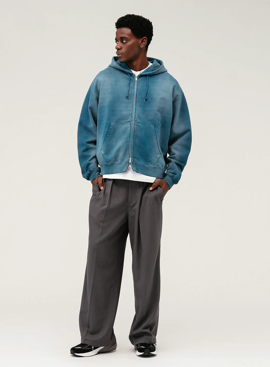 Faded Full Zip Hoodie