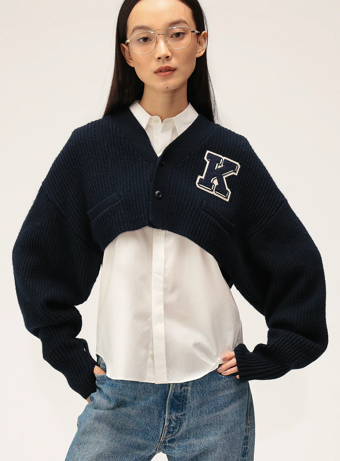 Short Lettered Cardigan