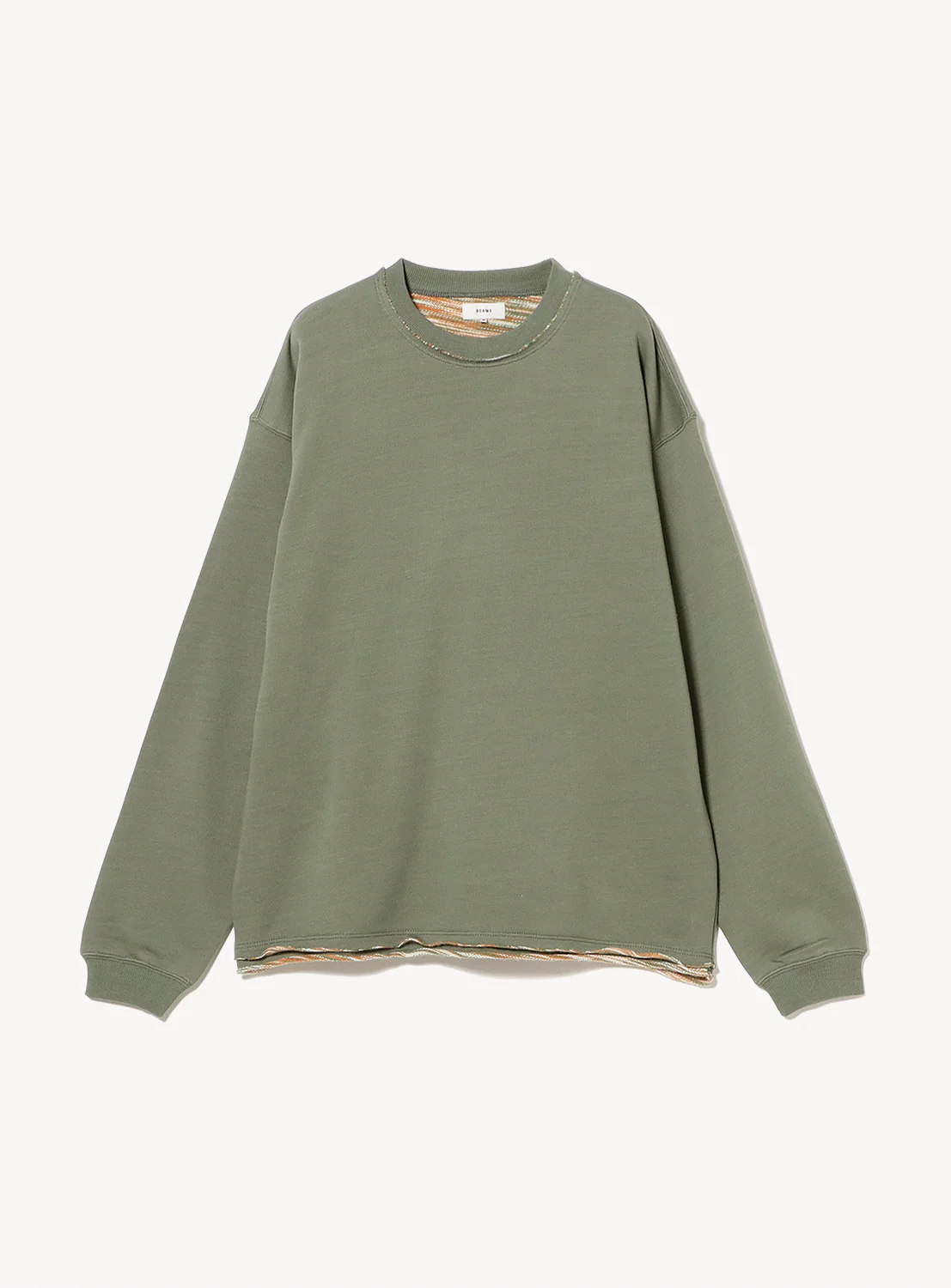 Kasuri Crew Neck Sweatshirt
