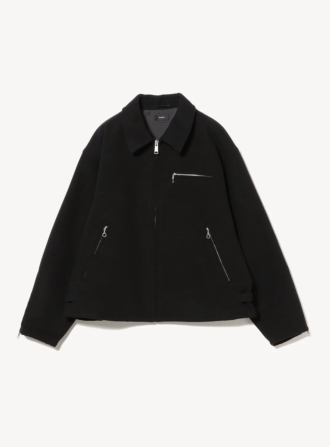 Relax Fit Fleece Melton Rd Jacket