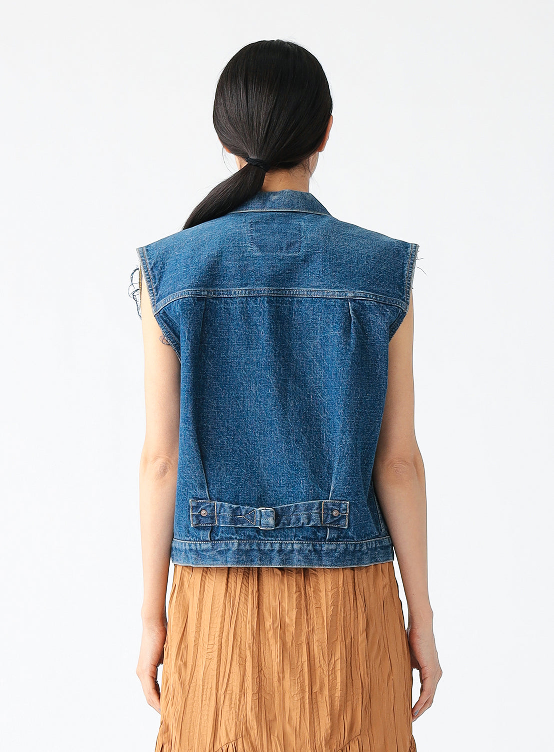 [Exclusive] orSlow x BEAMS BOY Denim Vest