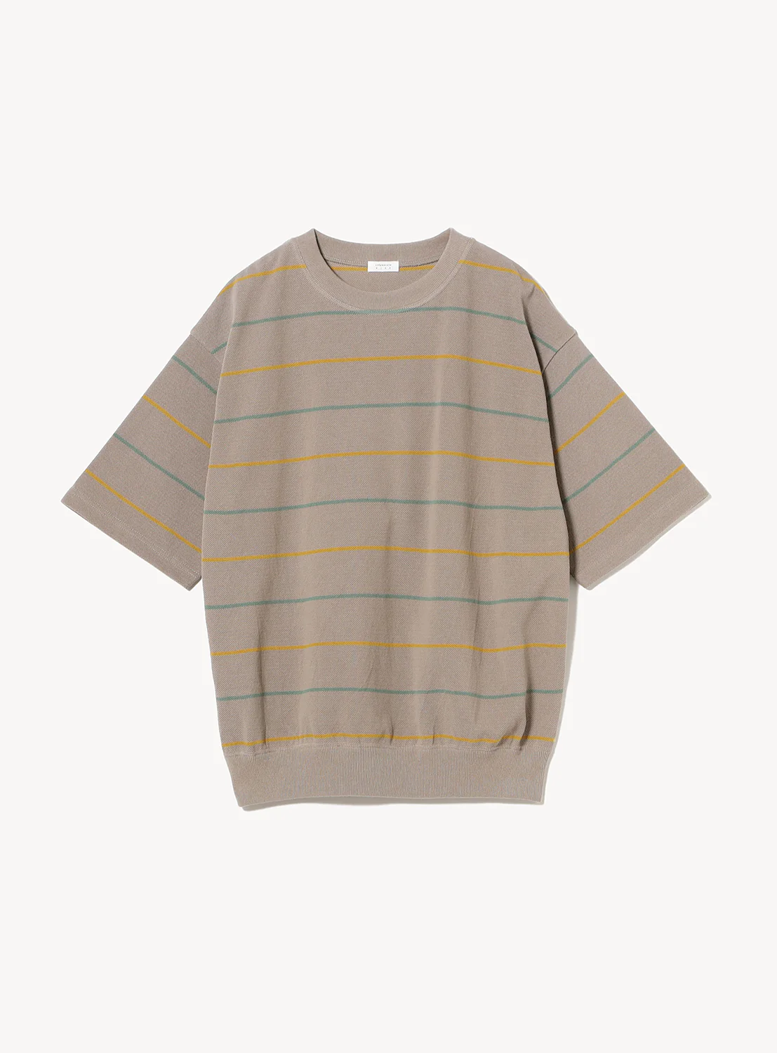 [Exclusive] crepuscule x BEAMS Piqué Border T-Shirt