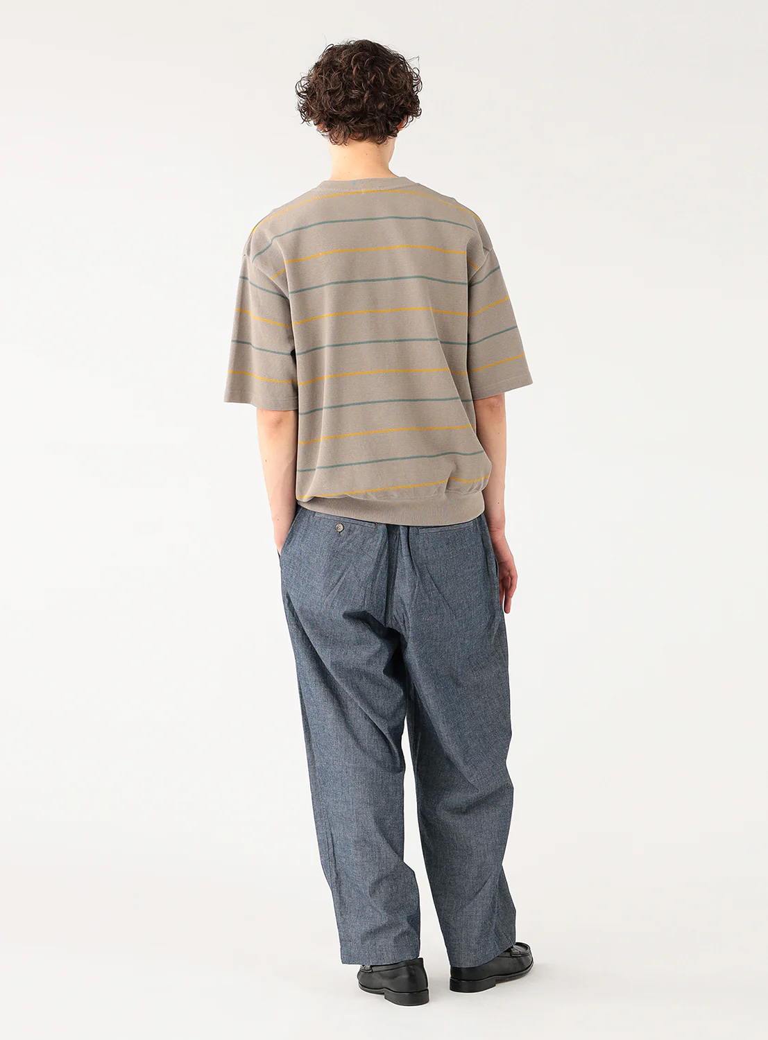 [Exclusive] crepuscule x BEAMS Piqué Border T-Shirt