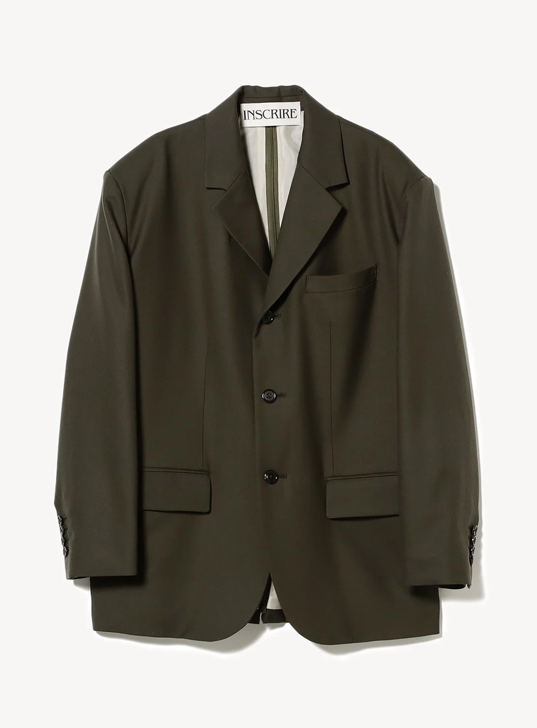 Wool Back Open Jacket