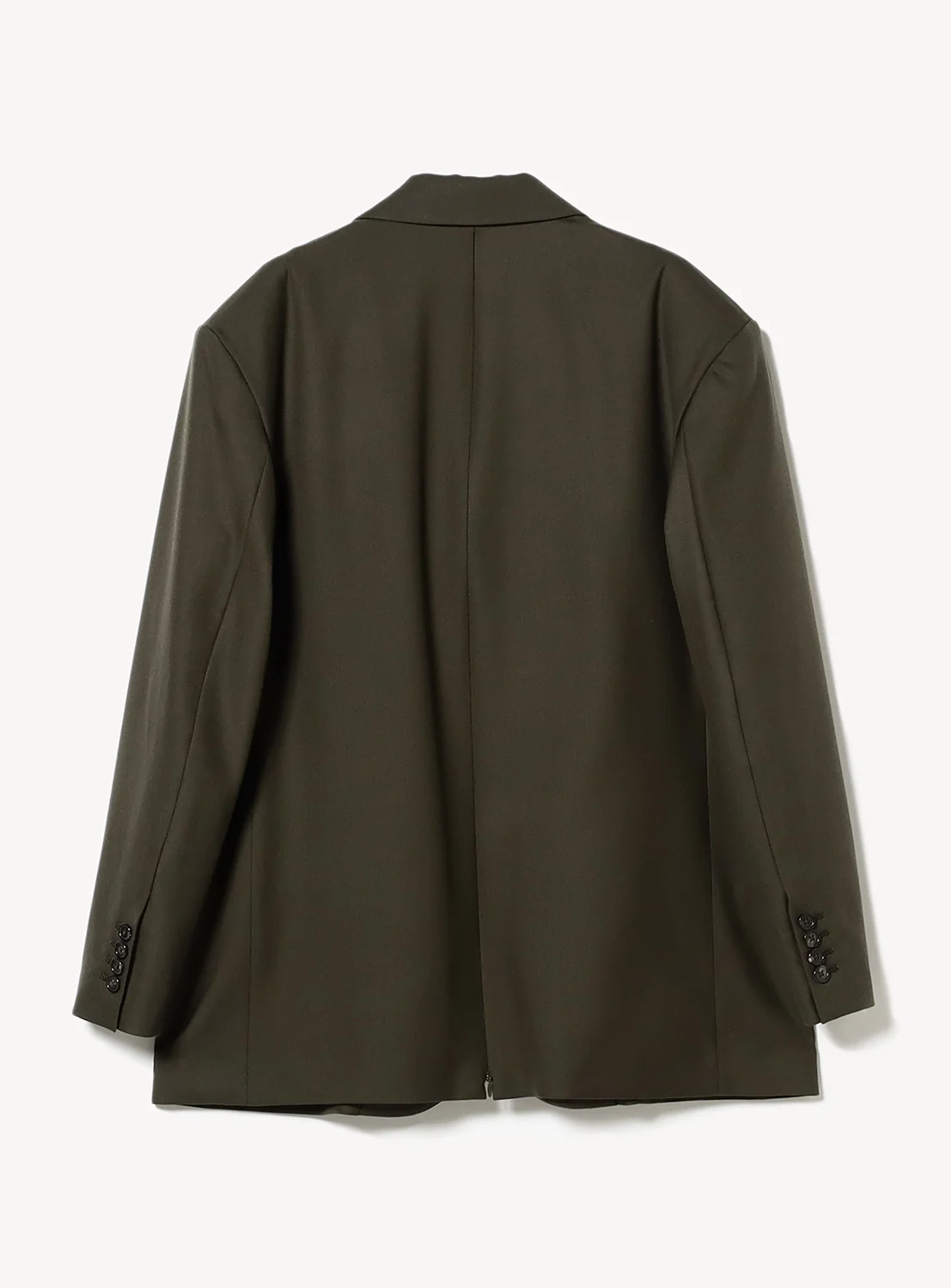 Wool Back Open Jacket