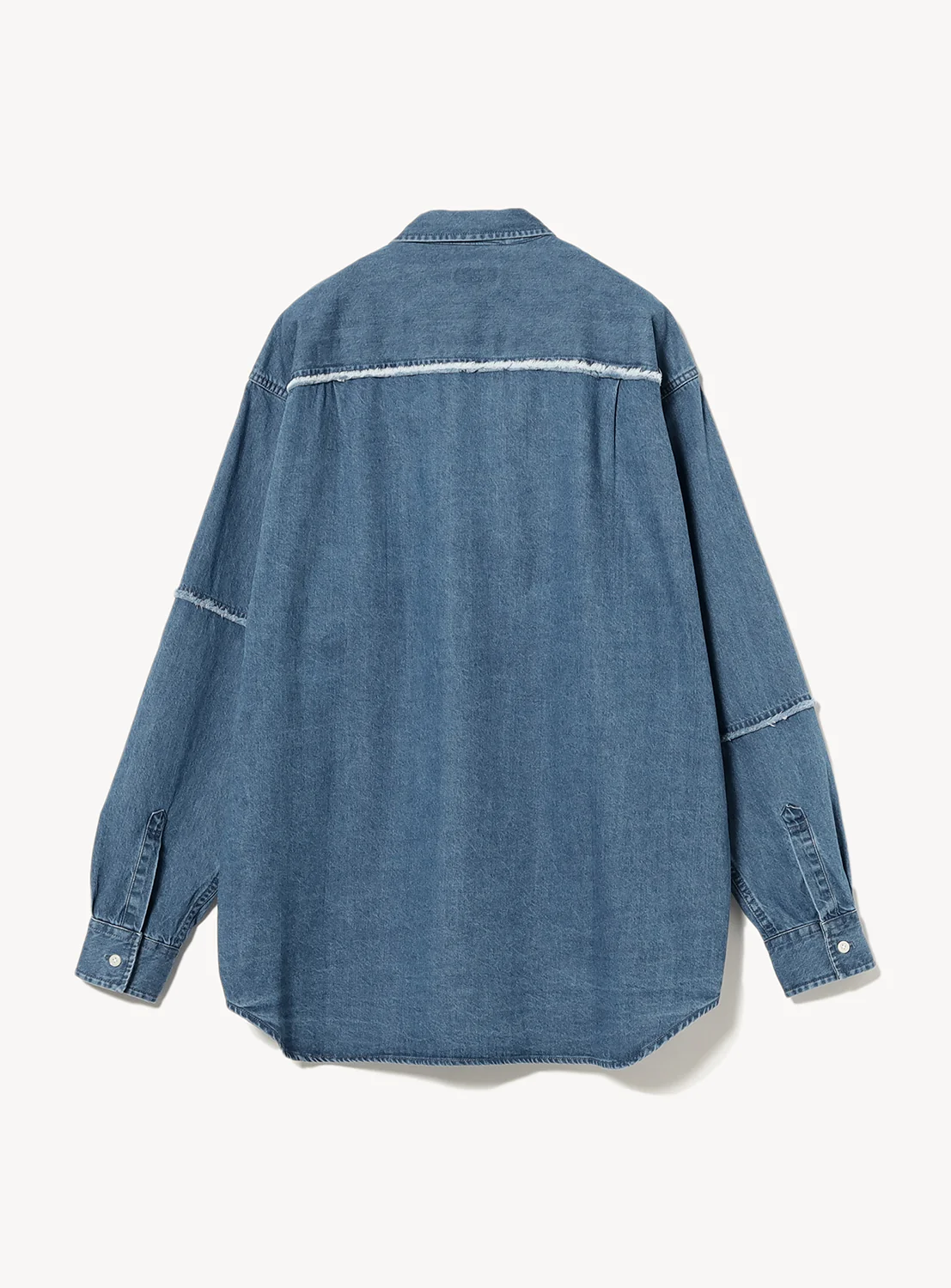Cut-Off Denim Work Shirt