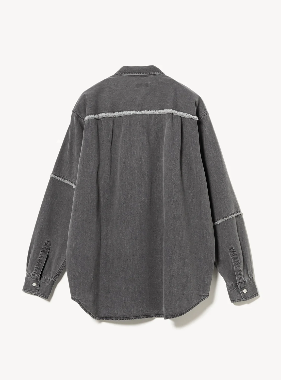 Cut-Off Denim Work Shirt