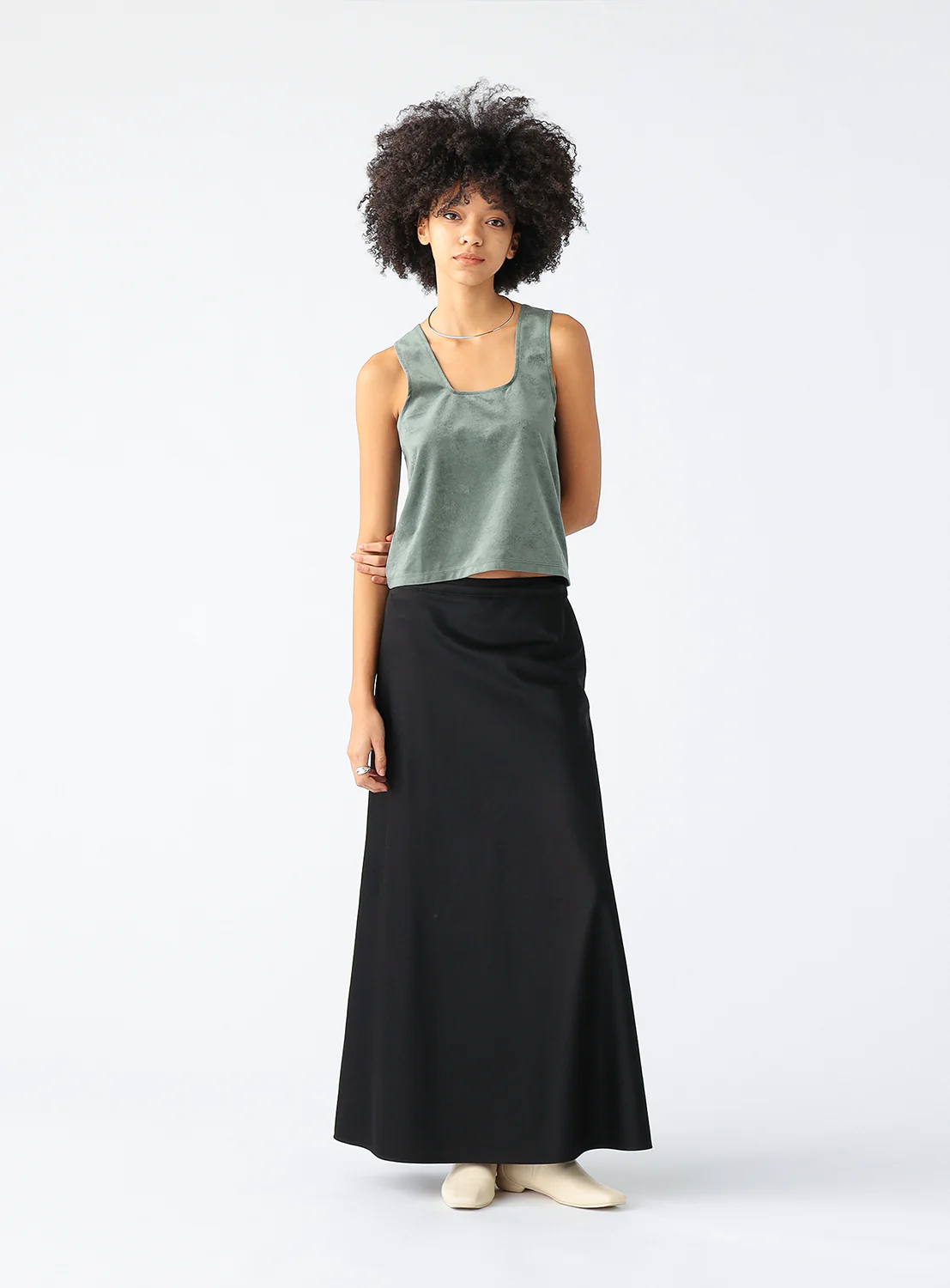 Demi Unique Drape Skirt