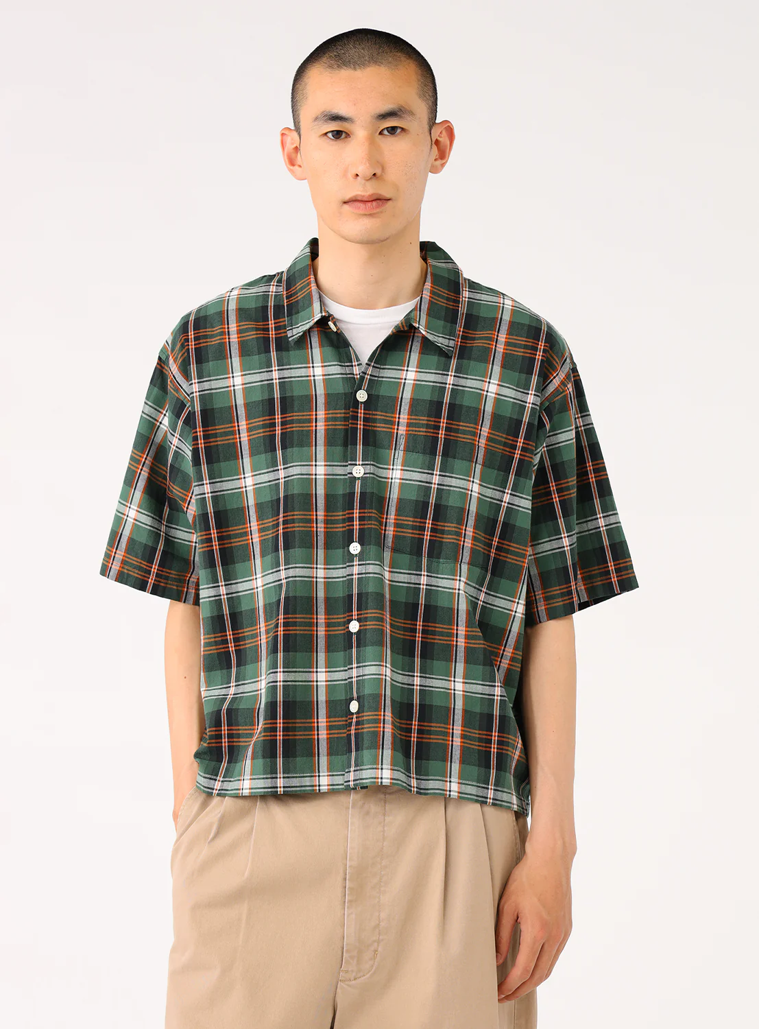 Check Short Shirt
