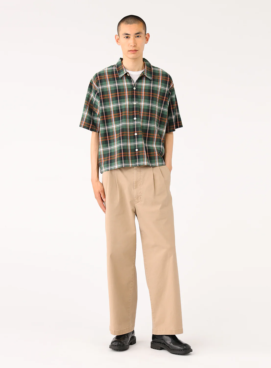 Check Short Shirt