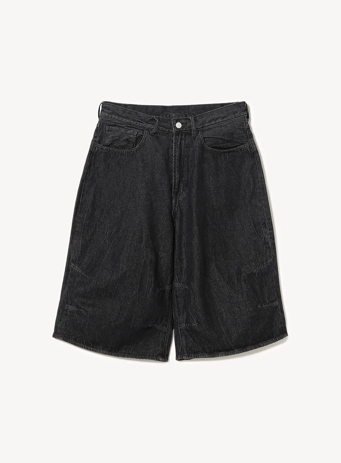 Quarter-Length Wide Denim