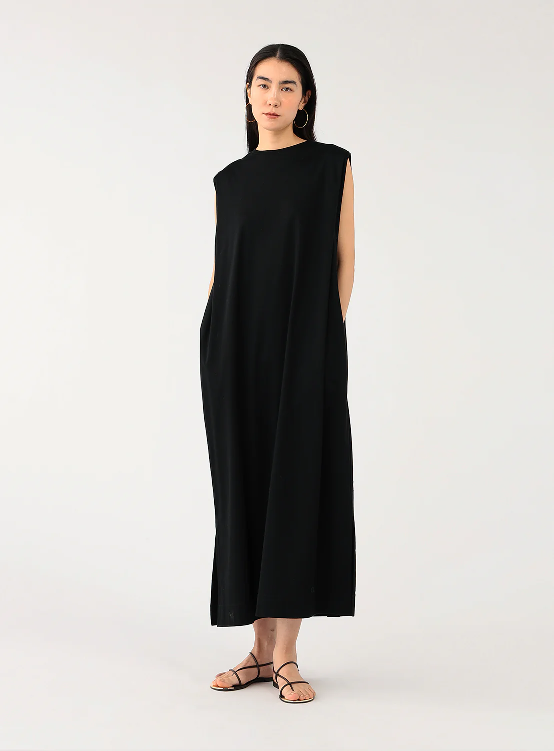 Tucked Shoulder Cotton Dress 2 Tucked Shoulder Cotton Dress