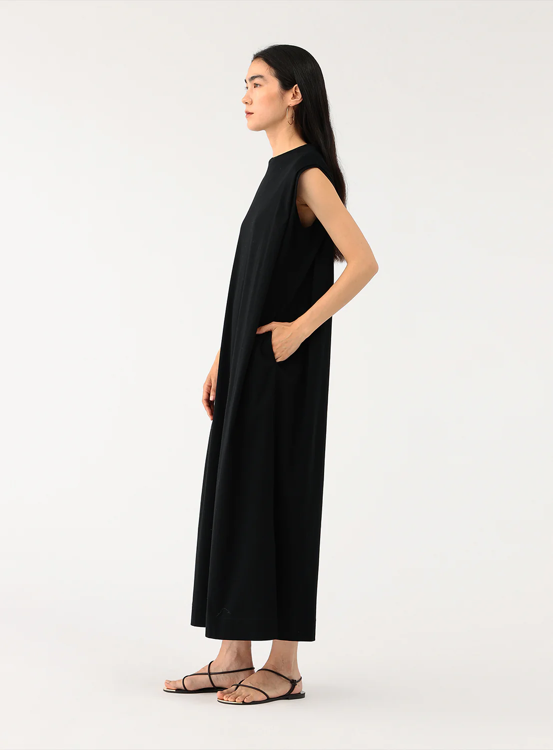 Tucked Shoulder Cotton Dress 3 Tucked Shoulder Cotton Dress