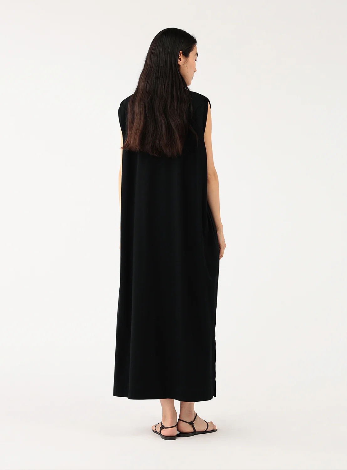 Tucked Shoulder Cotton Dress 4 Tucked Shoulder Cotton Dress