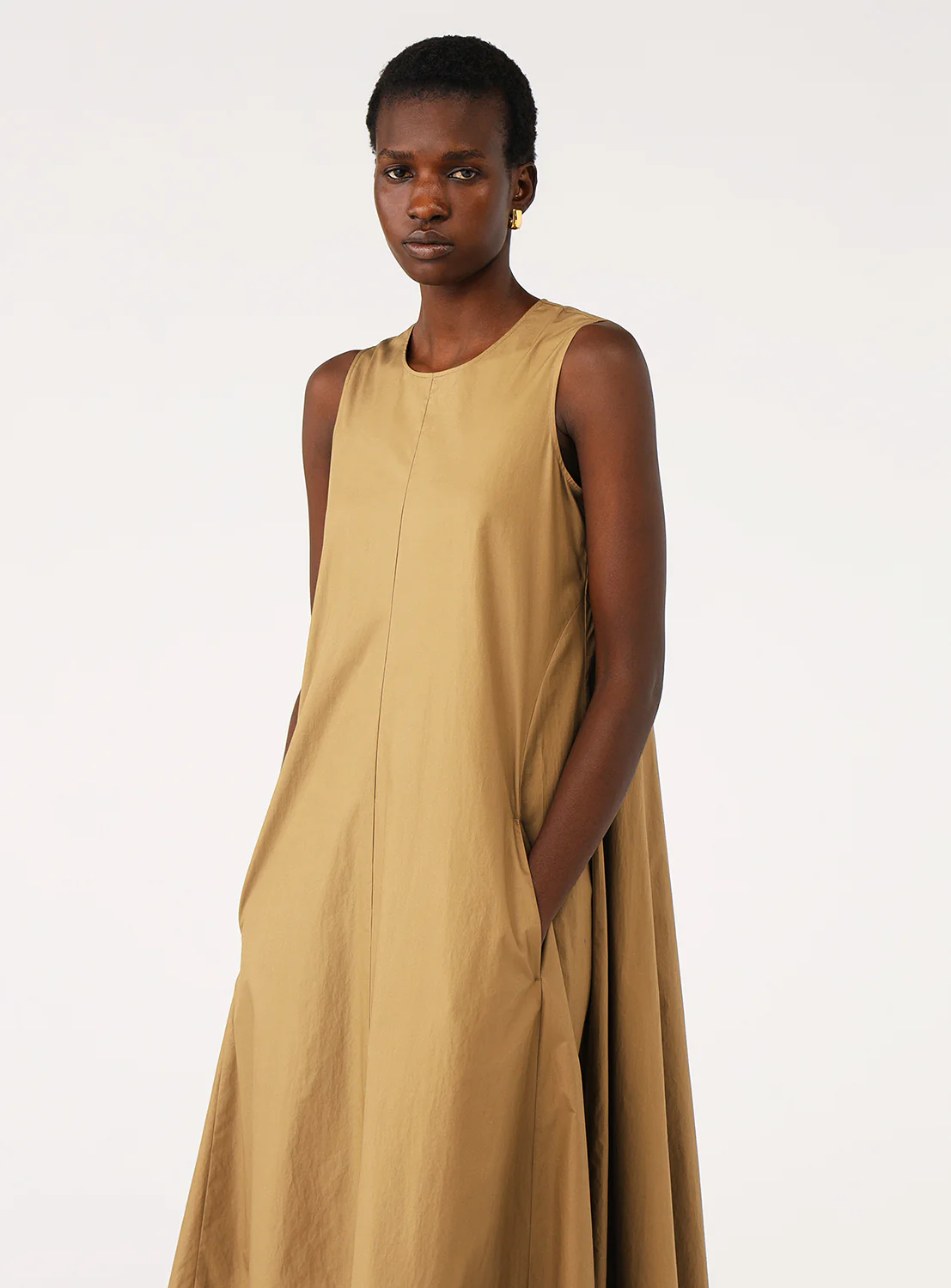 Sleeveless Flared Dress