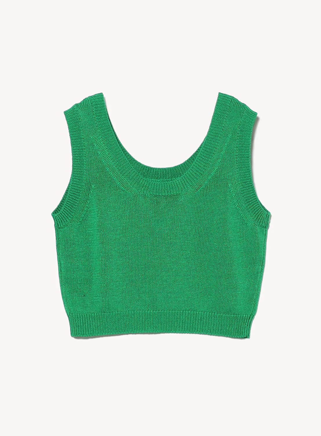 Cropped Knit Tank