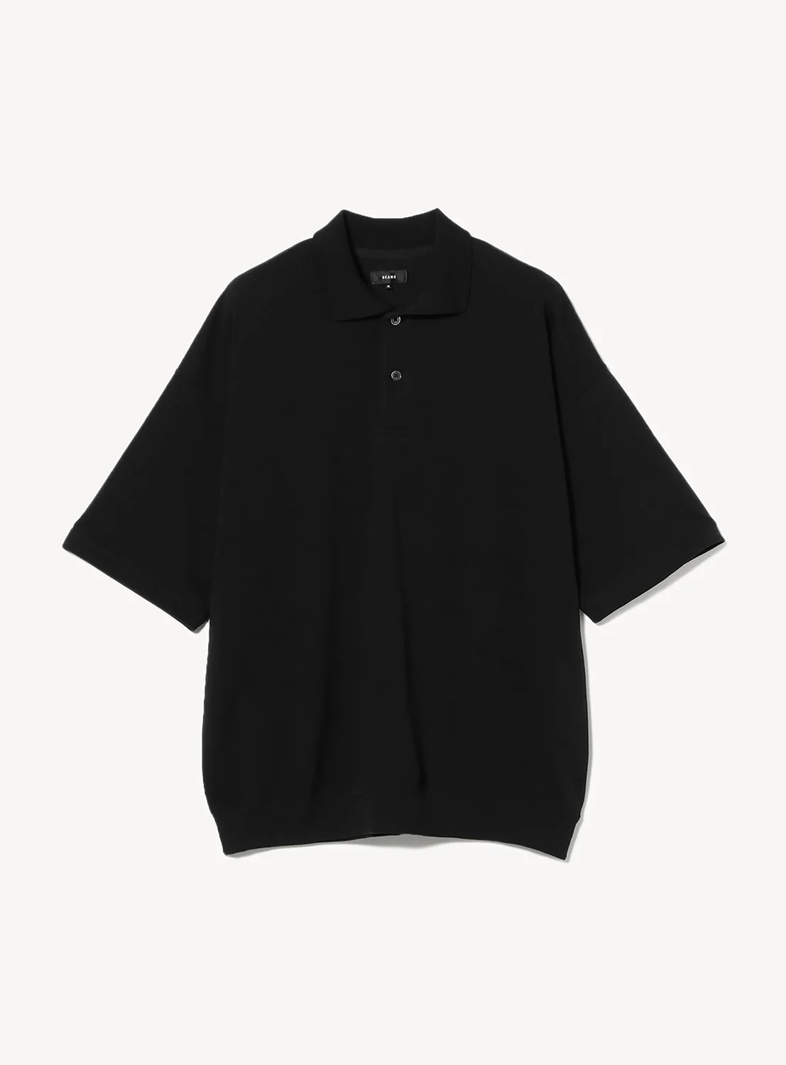 Striped Mesh Polo Shirt