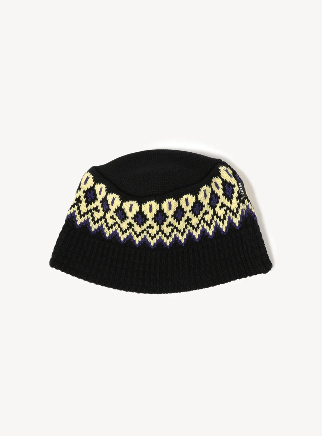 Fall Jacquard Knit Bucket Hat