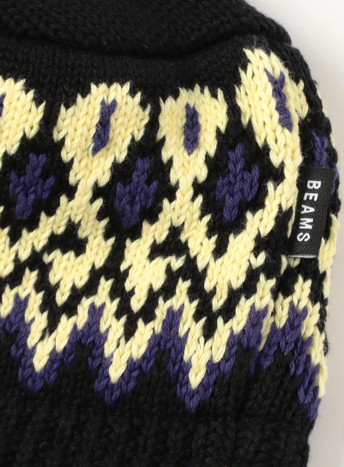 Fall Jacquard Knit Bucket Hat
