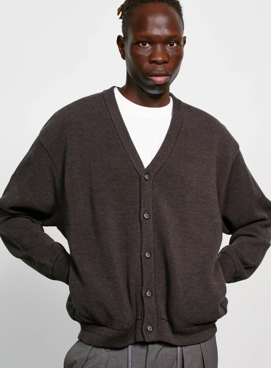 Moss Stitch Cardigan