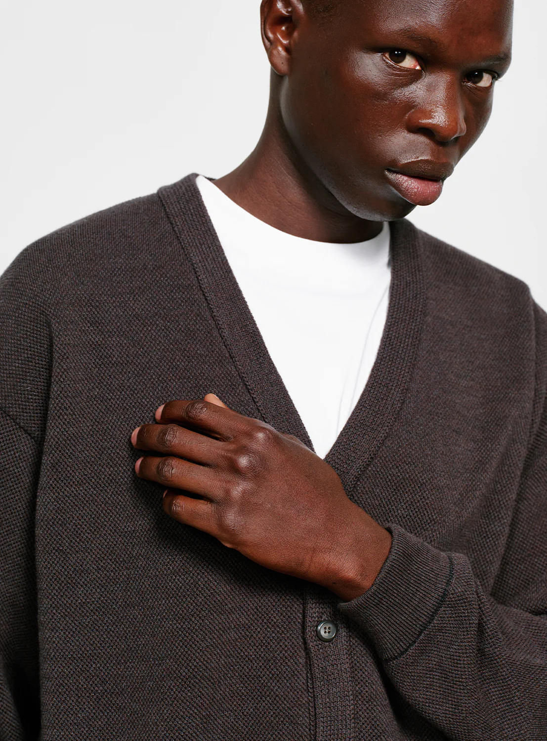 Moss Stitch Cardigan