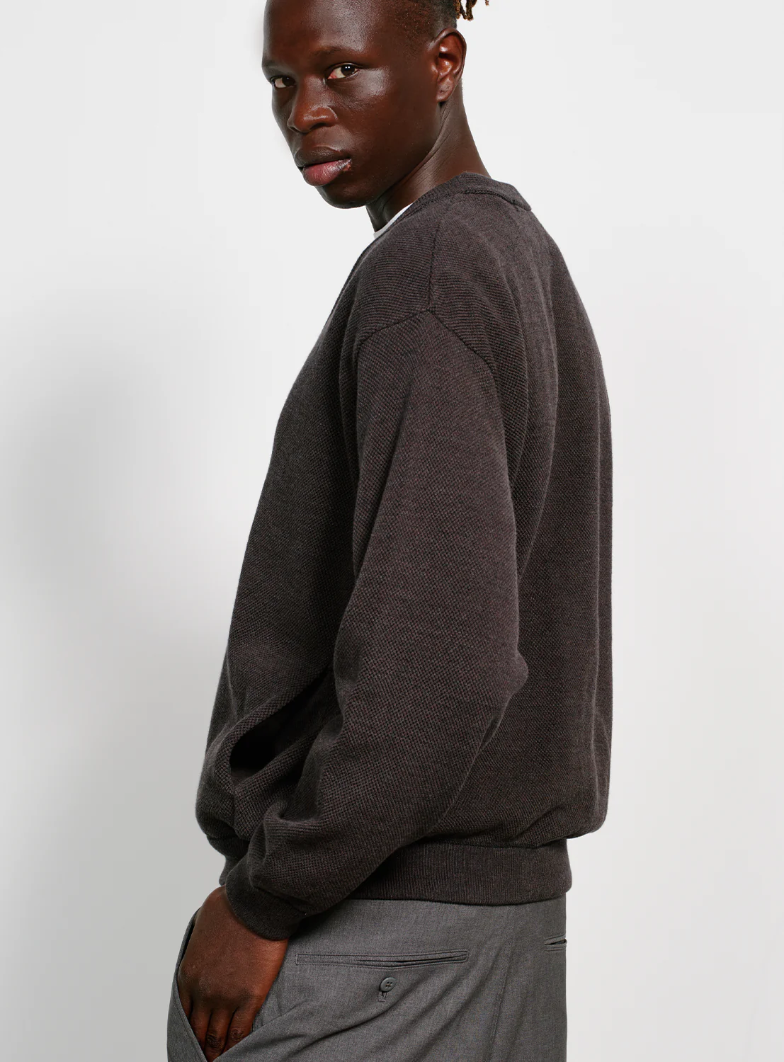 Moss Stitch Cardigan