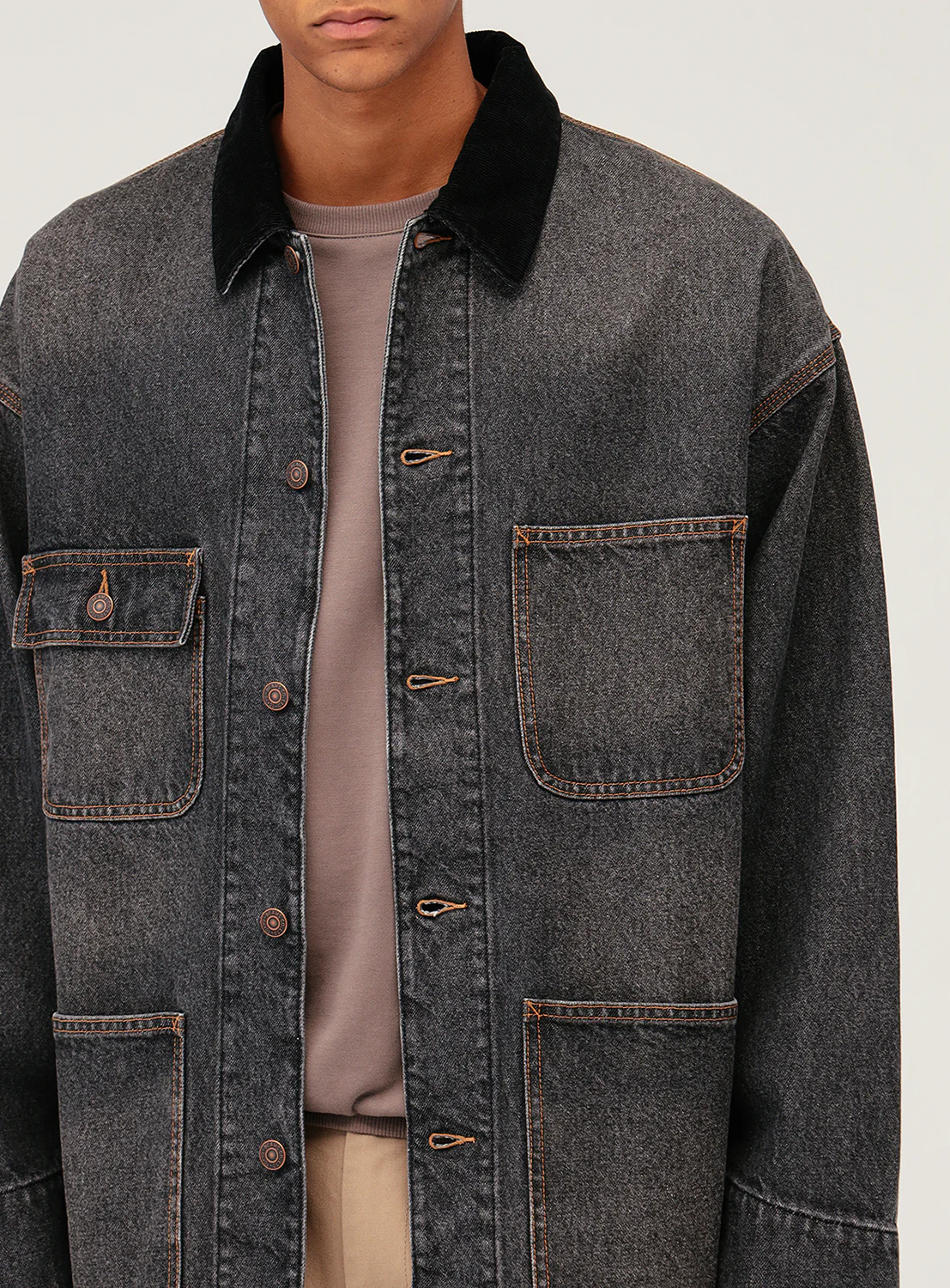 Denim Loose Coverall 3 Denim Loose Coverall