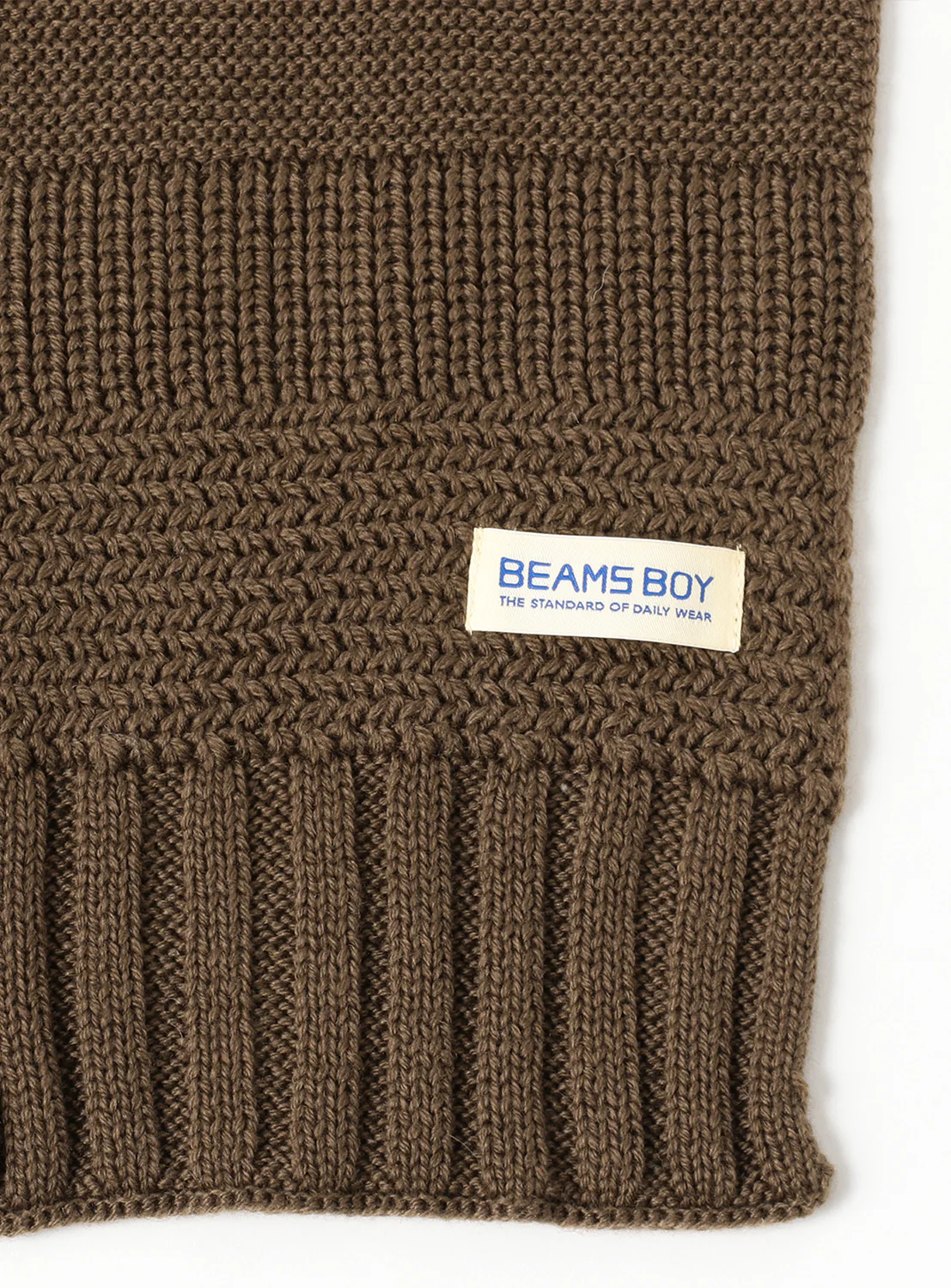 Tiered Rib Short Scarf