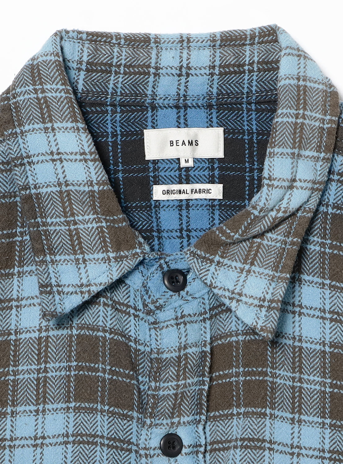 Wide-Fit Faded Check Shirt