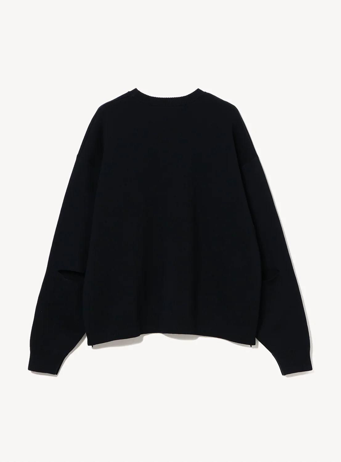 Wide Short Fit 12G Slit Knit