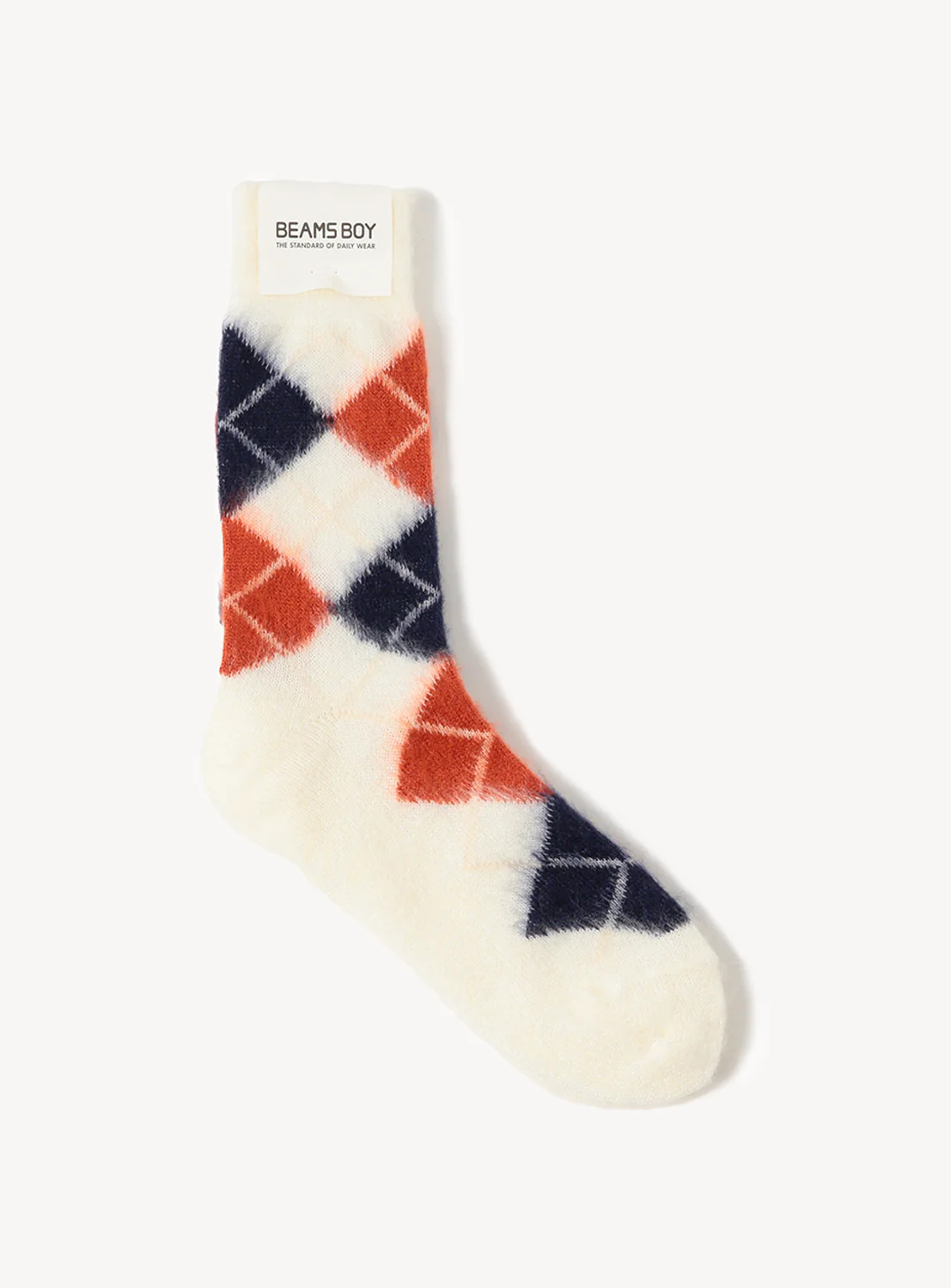 Shaggy Argyle Socks