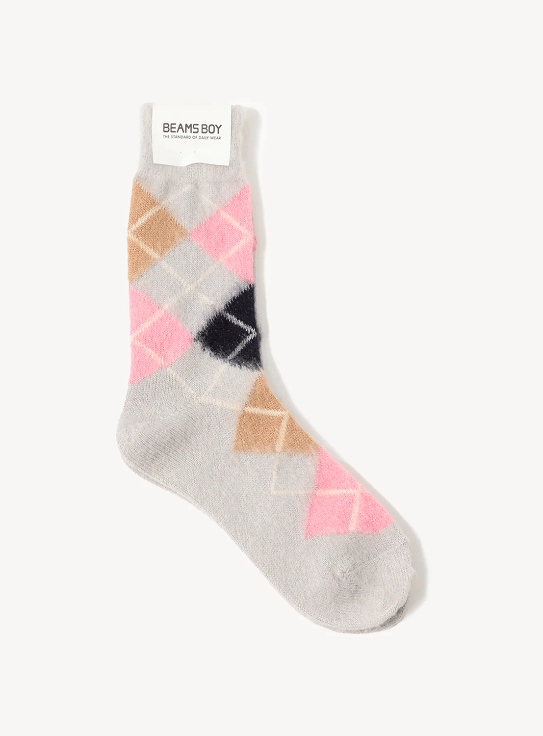 Shaggy Argyle Socks