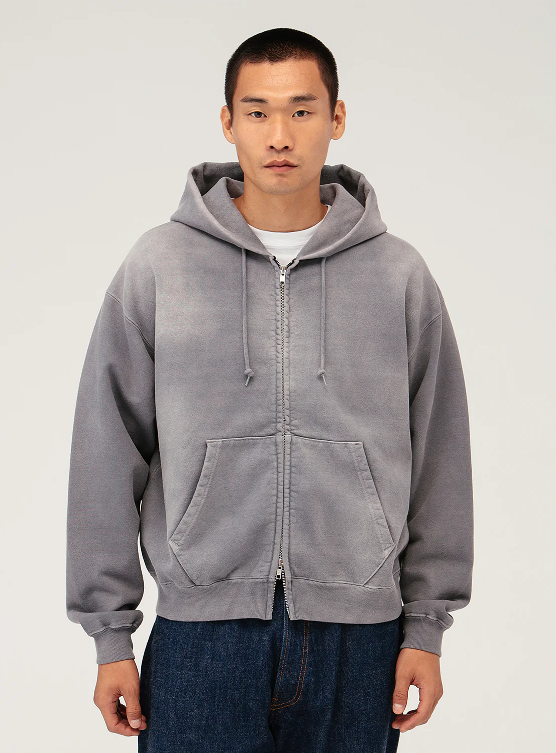 Faded Full Zip Hoodie