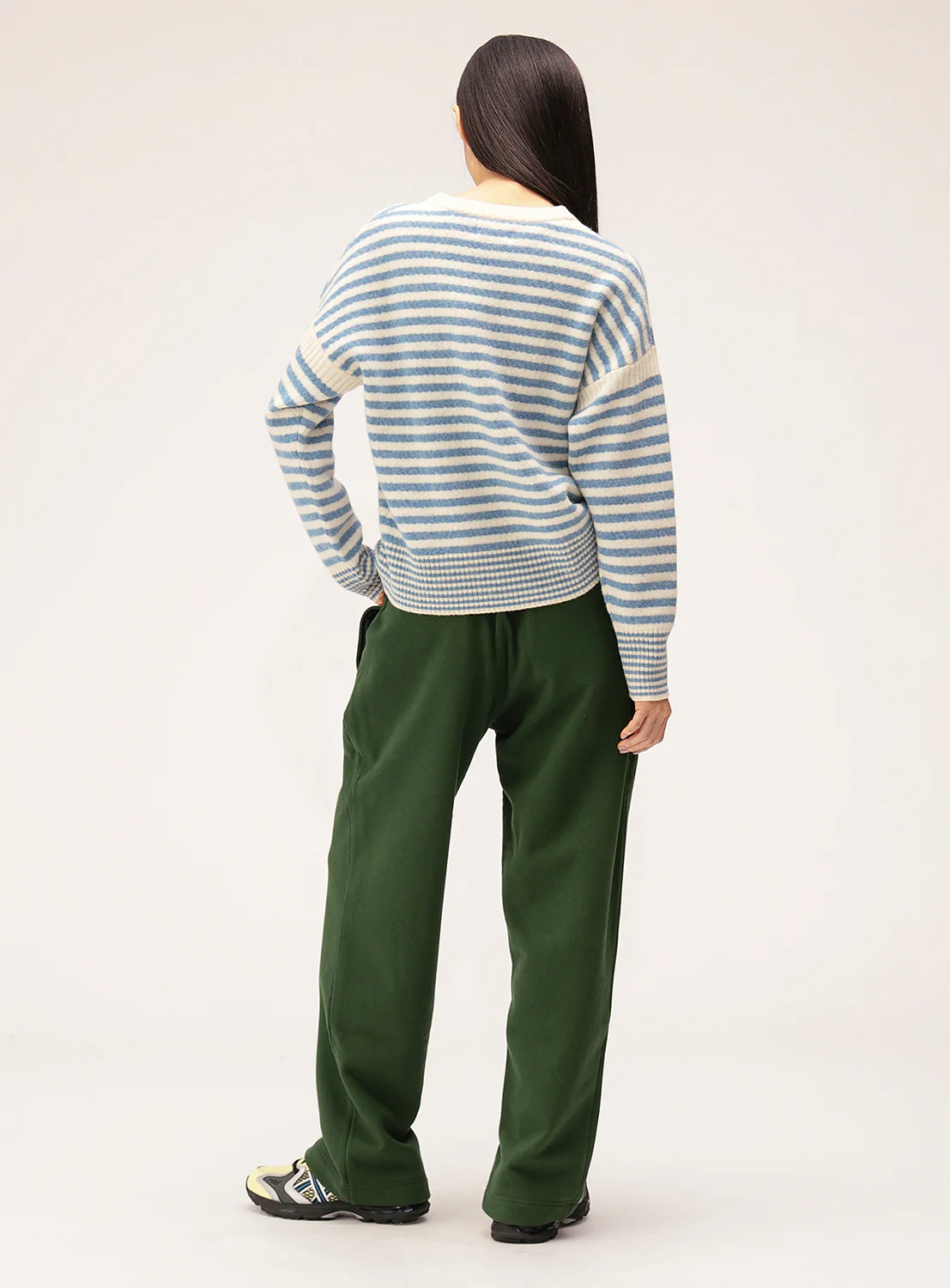 7G Striped Crew Knit
