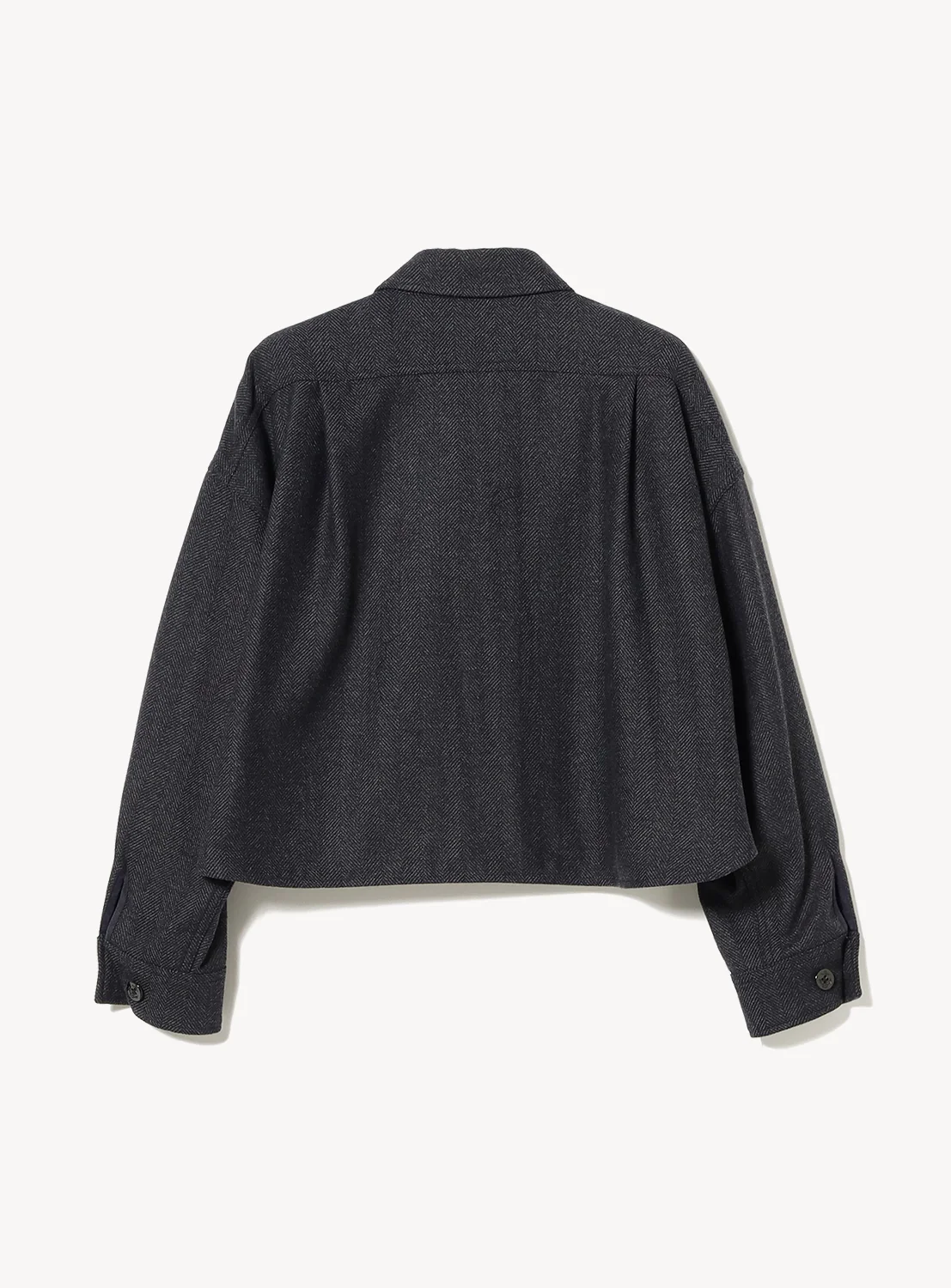 Short Herringbone CPO Jacket